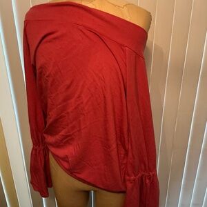 Express off shoulder top shirt size xl tall